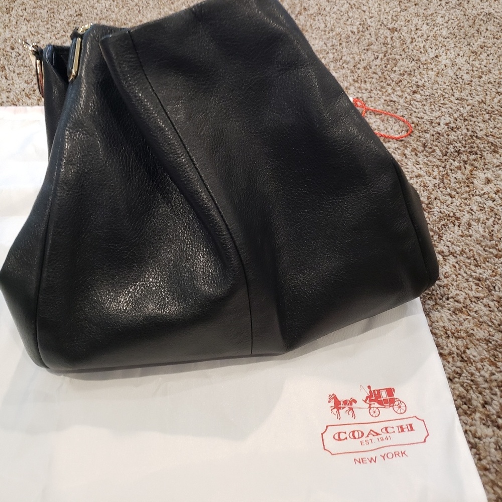 Coach black handbag